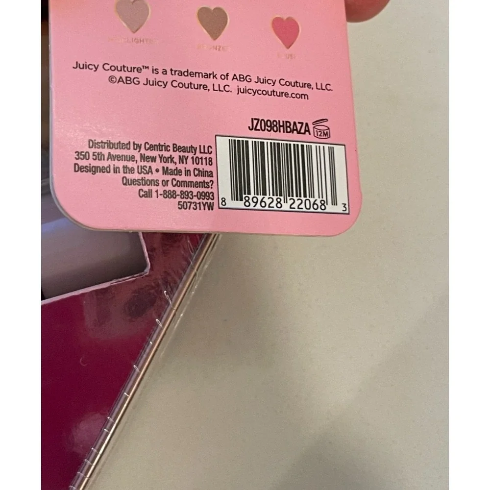 Juicy Couture Makeup Complexion Set Blush Bronzer Highlight 0.42 oz New Sealed