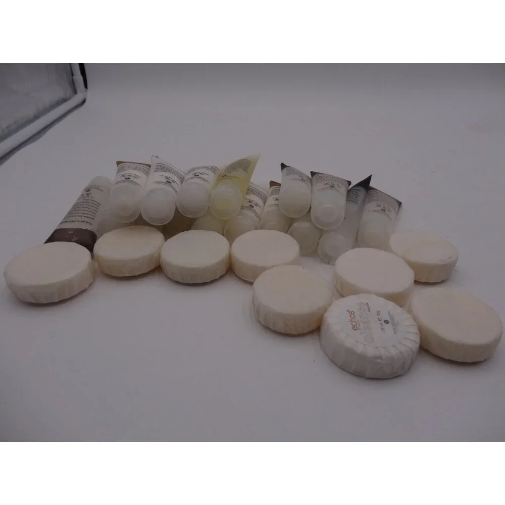 Echos of Nature 25 Pieces Lotion 1.25 oz Soap sealed travel size 1.5 oz Shampoo