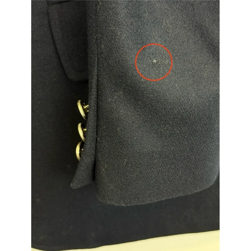 Kuppenheimer Mens 42R Blazer Jacket Wool Silver Buttons Sport Coat Vntg USA Made
