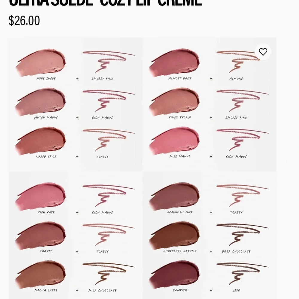 Makeup By Mario Ultra Suede Lip Creme Naked Spice Satin Finish