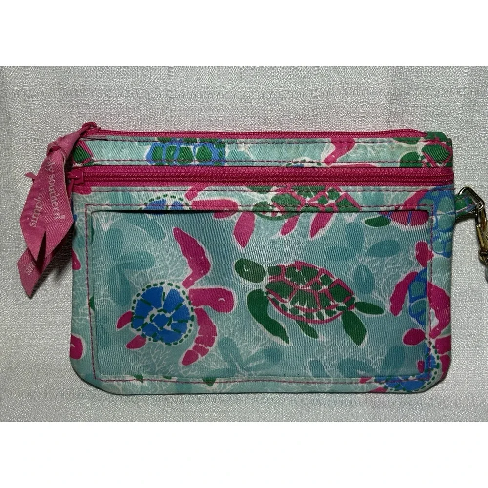 Simply Southern Phone‎ Wristlet Sea Turtles Turquoise Pink