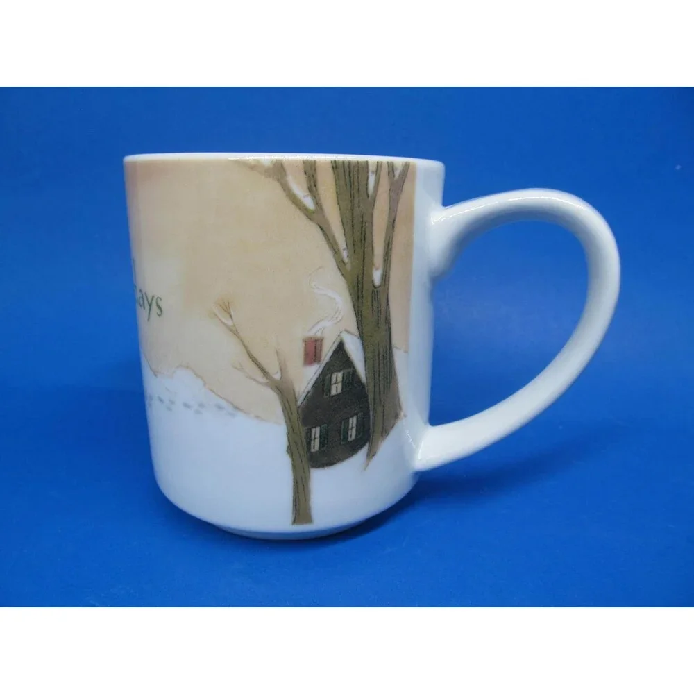 Pottery Barn Home For The Holidays Coffee Mug