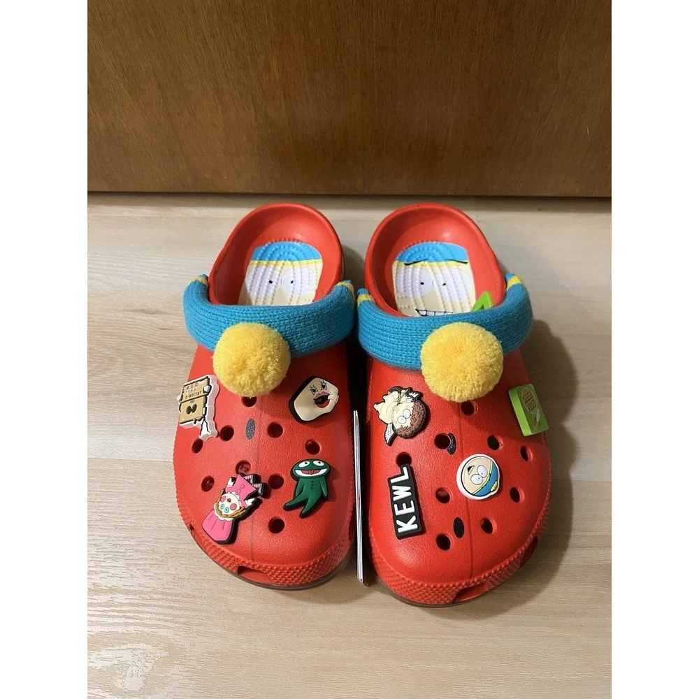 Crocs Adult South Park Cartman Cls Clg Clog Men's 8, Women's 10 Red New No Box