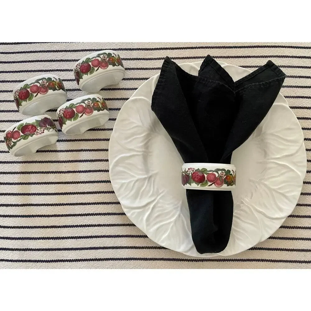 Portmeirion Pomona Napkin Rings Set/5