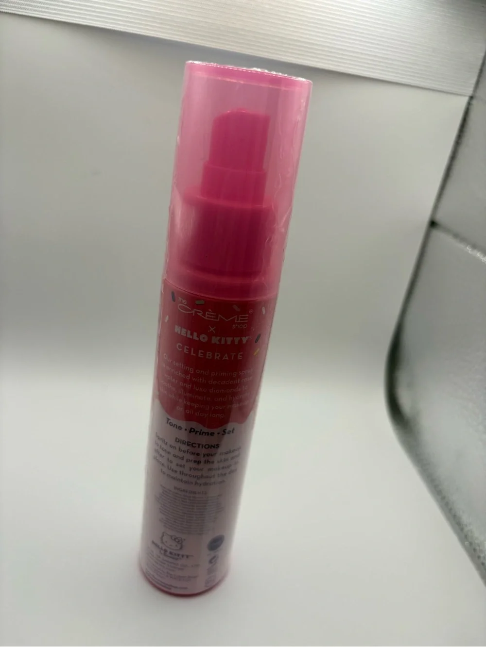 The Crème Shop x Hello Kitty Rosewater Setting & Priming Spray - Pink