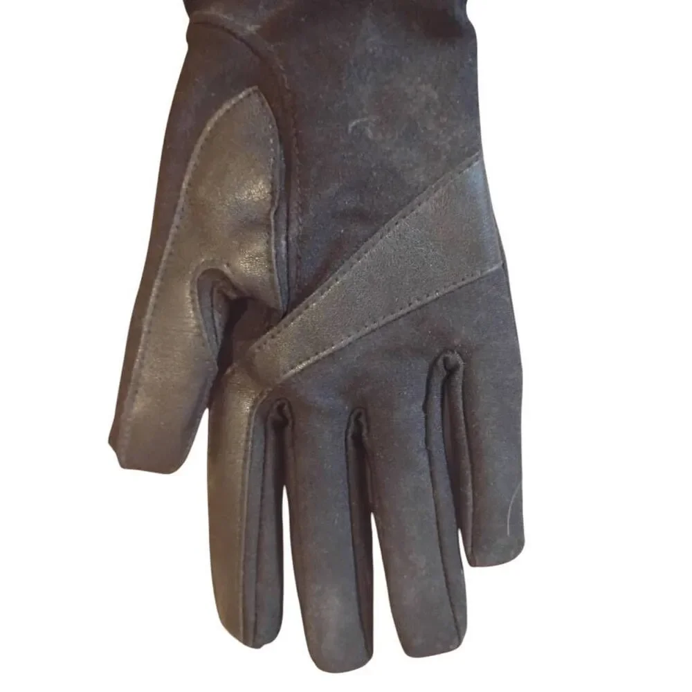 Isotoner Black Women's Gloves Size L/XL