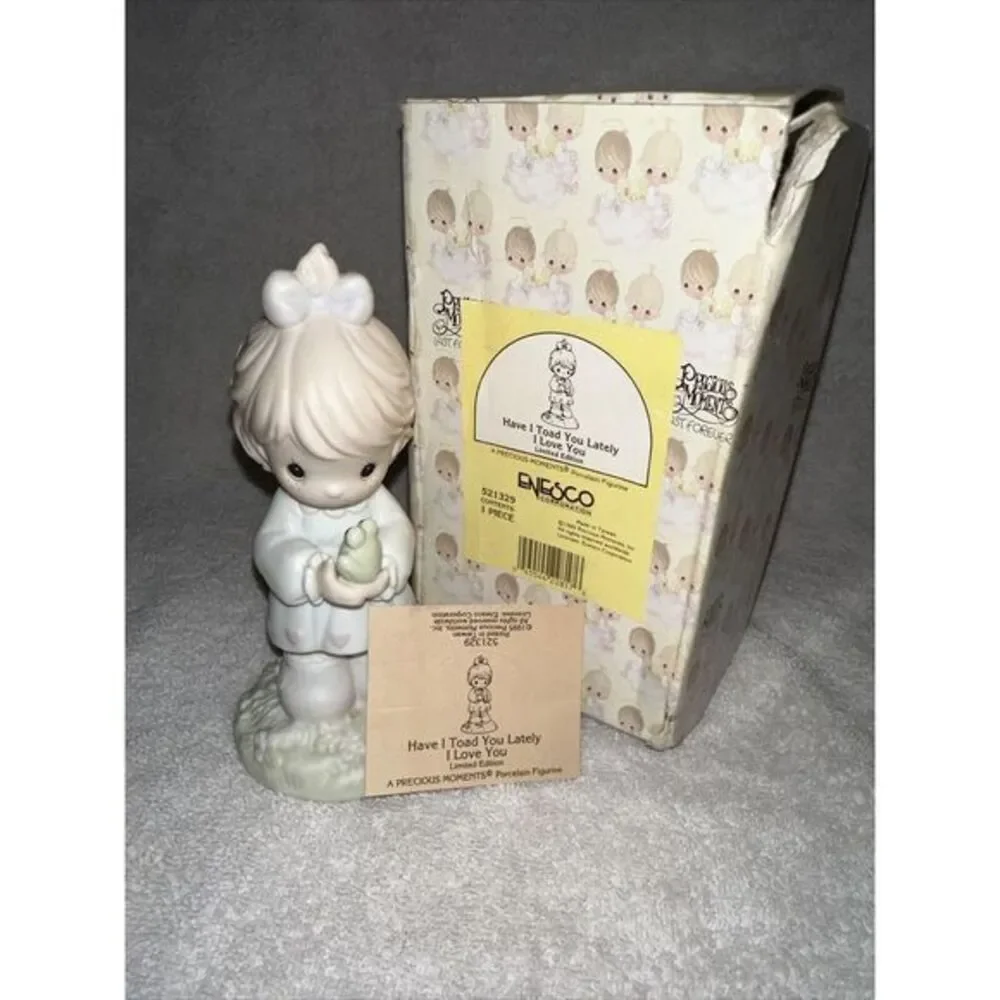 Precious Moments #521329 HAVE I TOAD YOU LATELY THAT I‎ LOVE YOU 1995 Retired