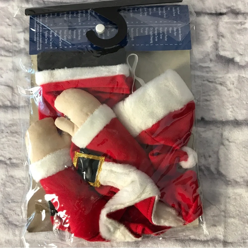 Dog “Santa Claws” Costume‎ w/Faux Legs | Size Small for Small Breeds