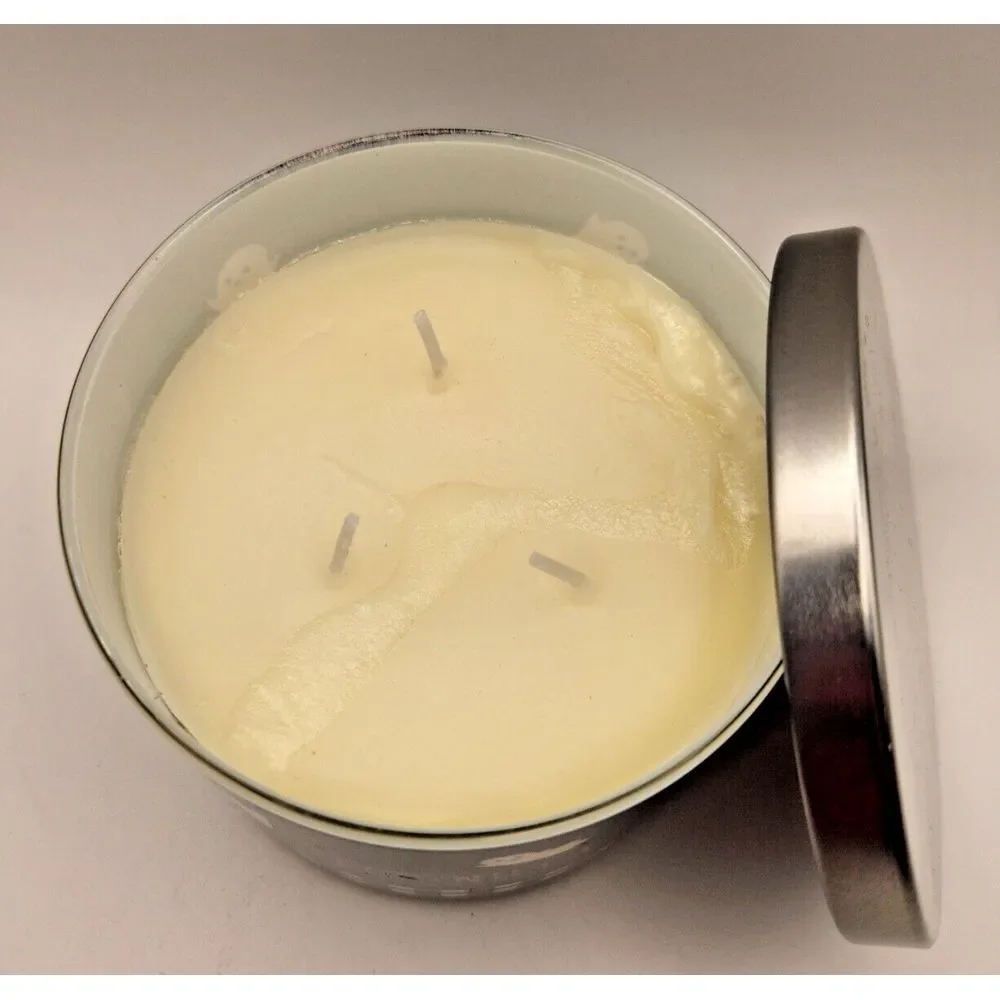 At‎ Home by Mirabeau 14 oz Soy Wax Blend 3 Wick Candle Boo-Nilla