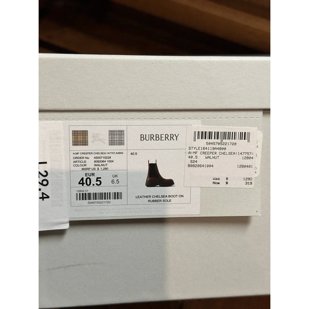Burberry London size us