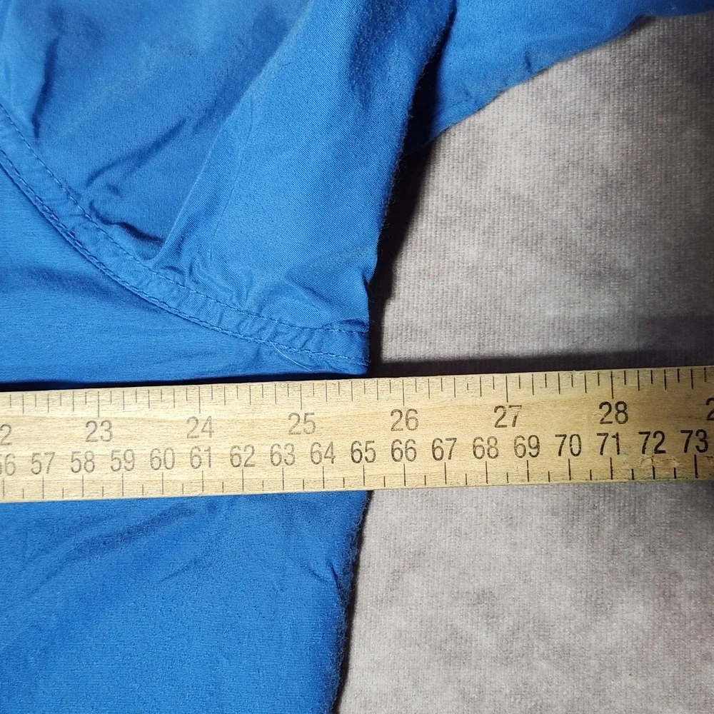 vtg Men's LL BEAN Warm Up Bomber Jacket 3 season Lined Blue windbreaker‎ L Tall