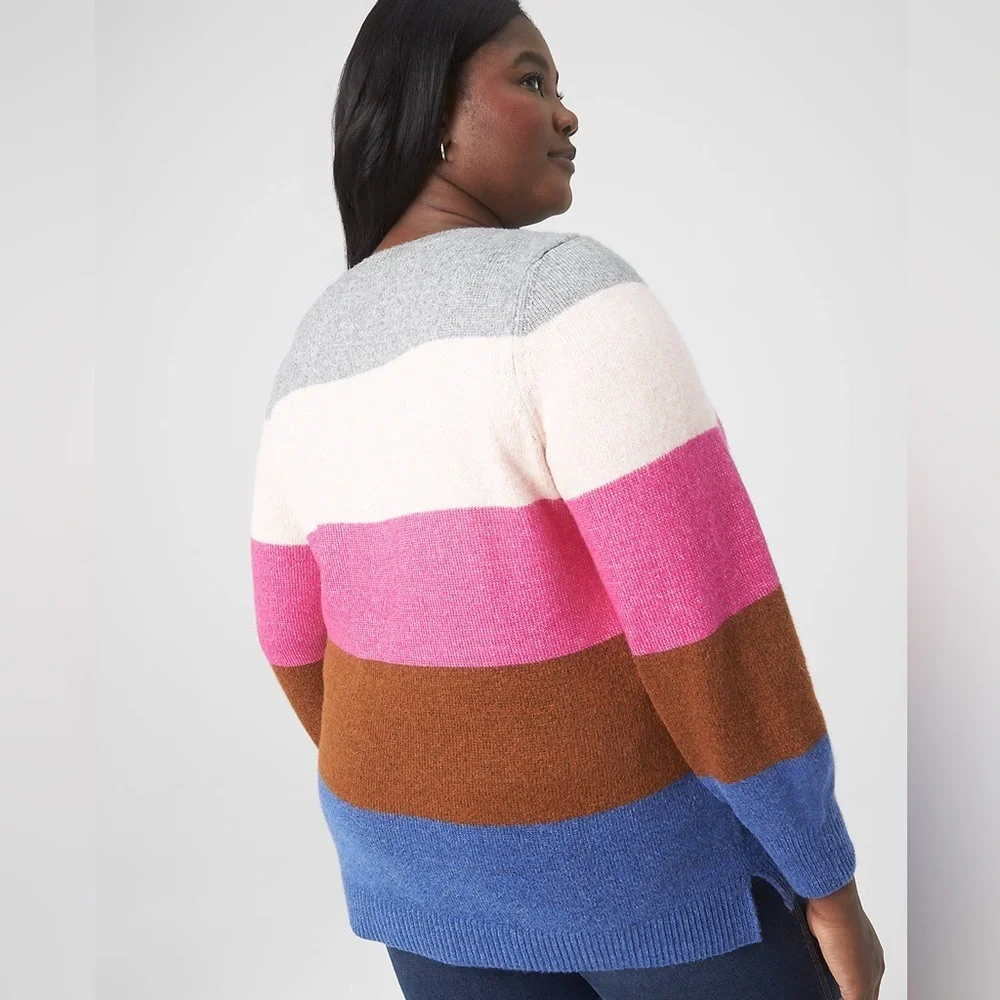 Lane Bryant pink bold