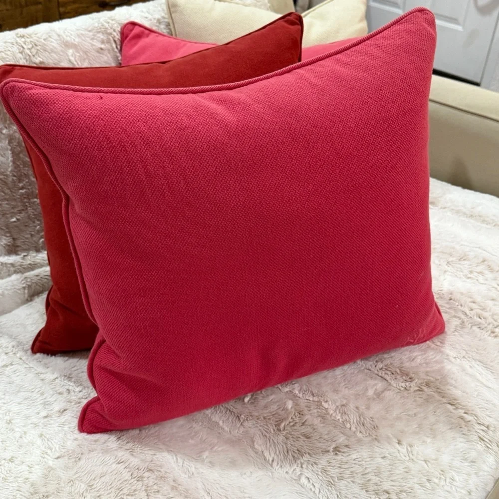 Ralph Lauren mix red pillows