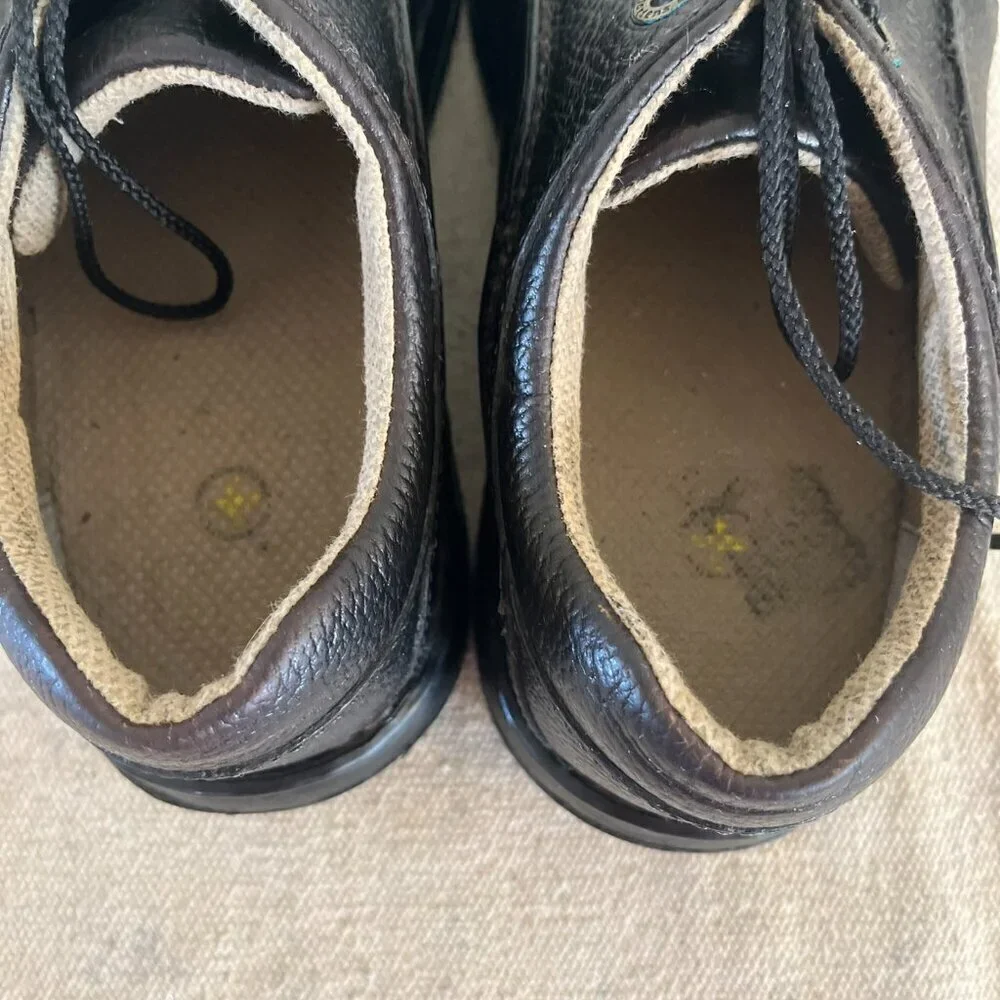 Dr. Martens Men's Black Leather Ordell 3 Eye Peddled Chunky Oxford Shoes Sz 8