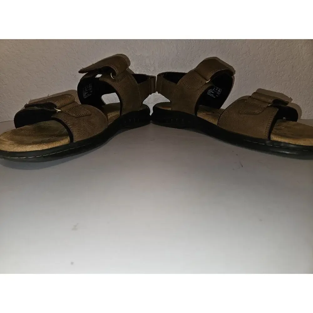 Clarks Collection Mens Size 13 Leather Hapsford Creek Sandals