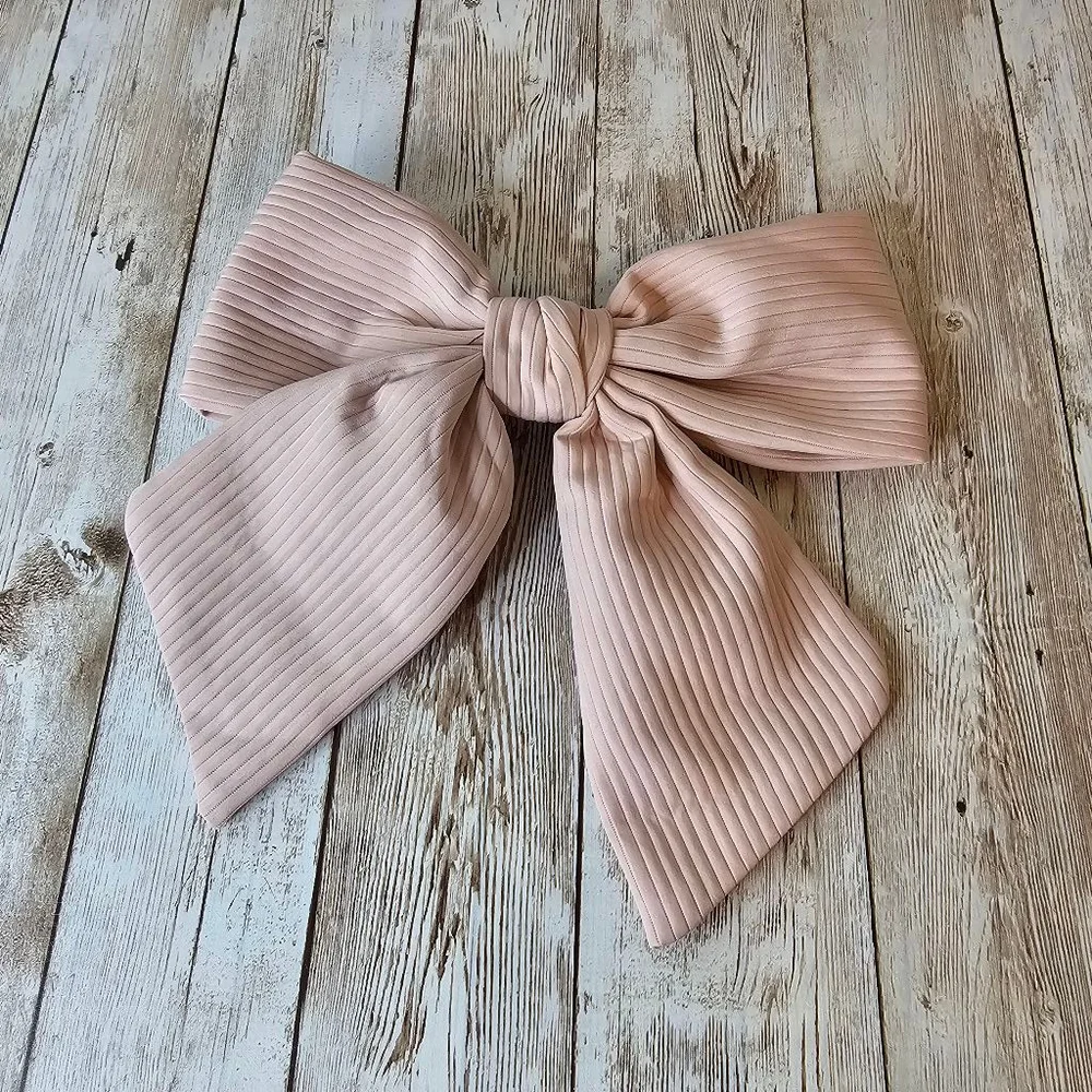 Women's Hair Bow One Size Pink