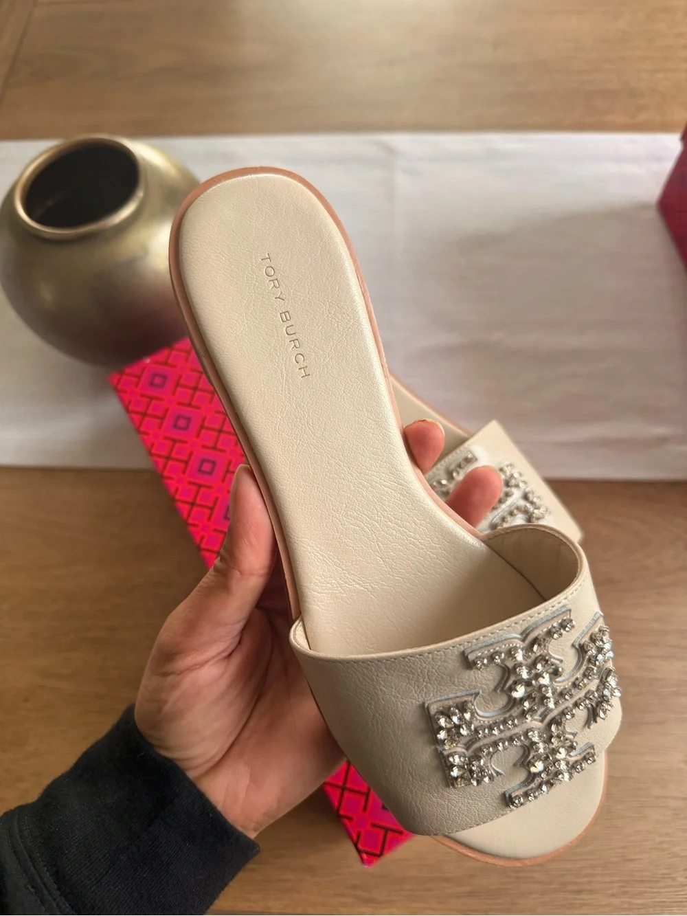 Tory Burch blush leather
