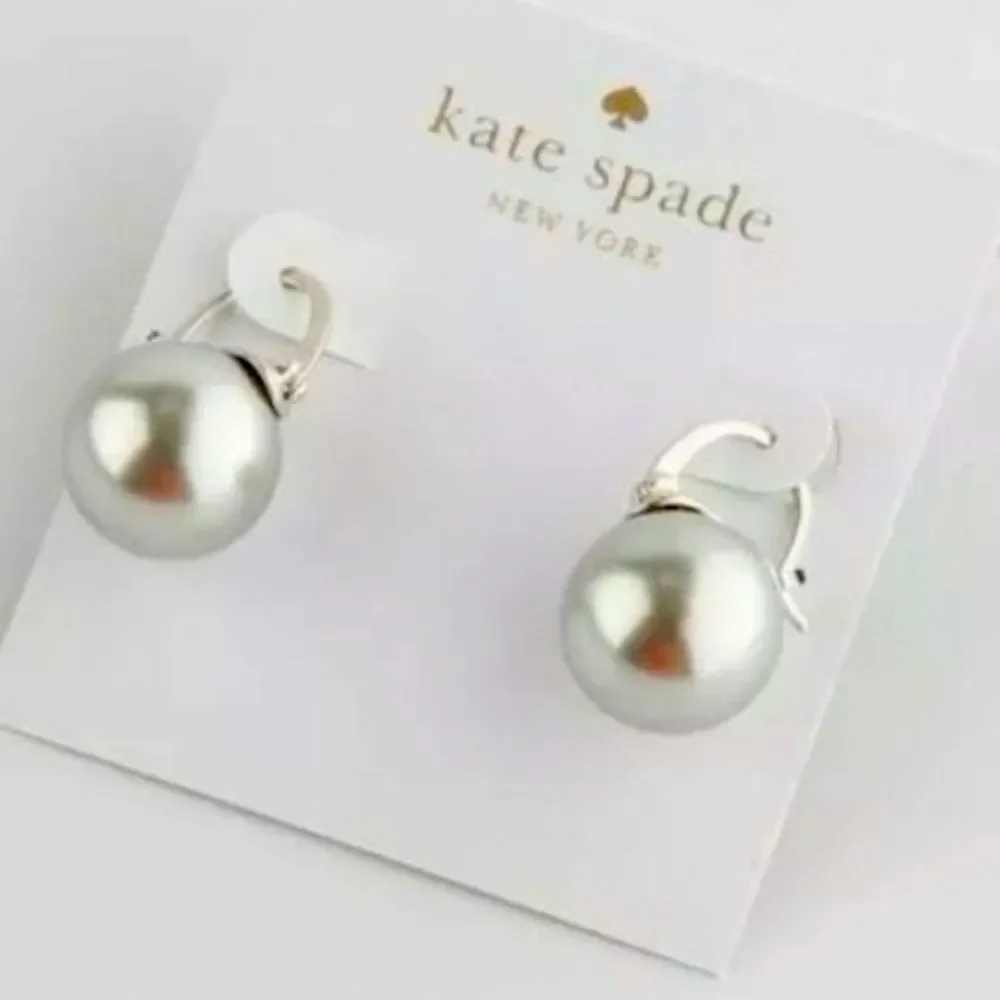 Kate Spade Silver Pearl Earrings