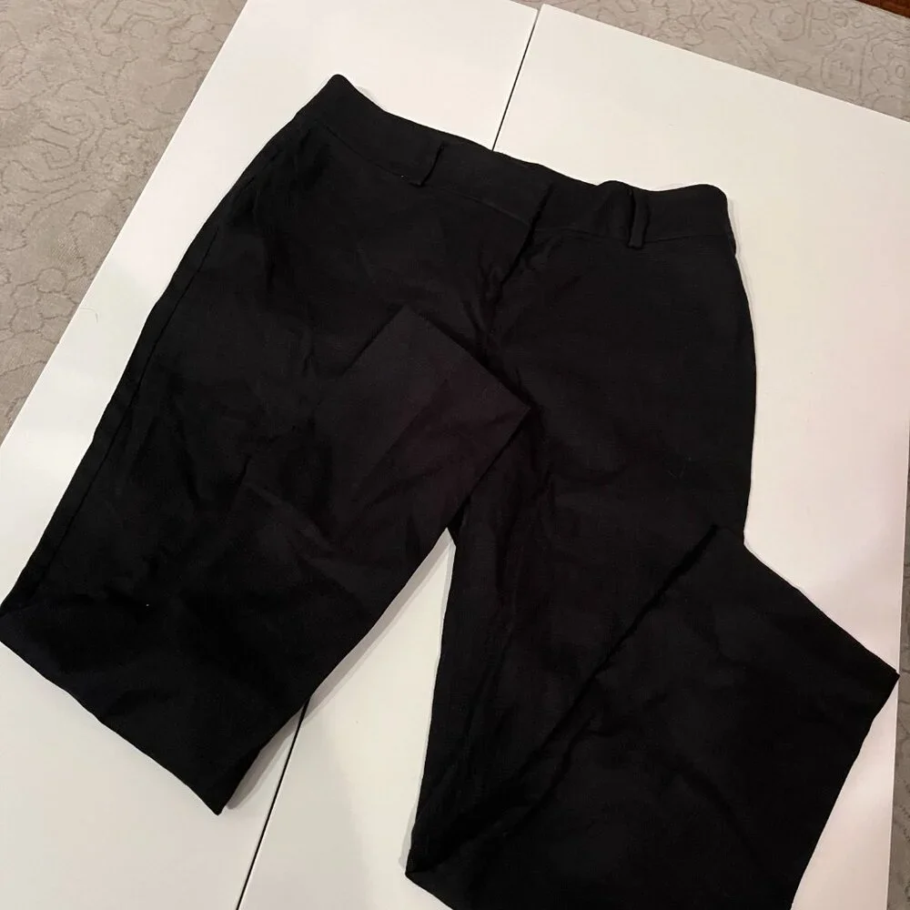 Ann Taylor Black Pants Double Clasp‎ Size 4 💗