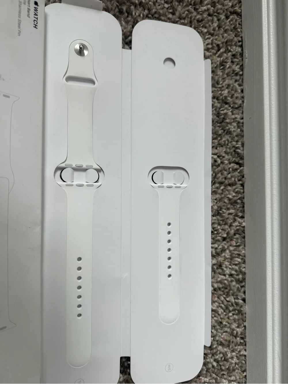Apple White Sport Band for Apple Watch