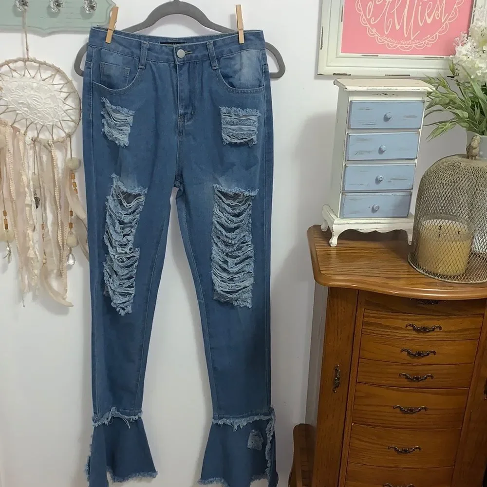 Xtreme apparel distressed jeans
