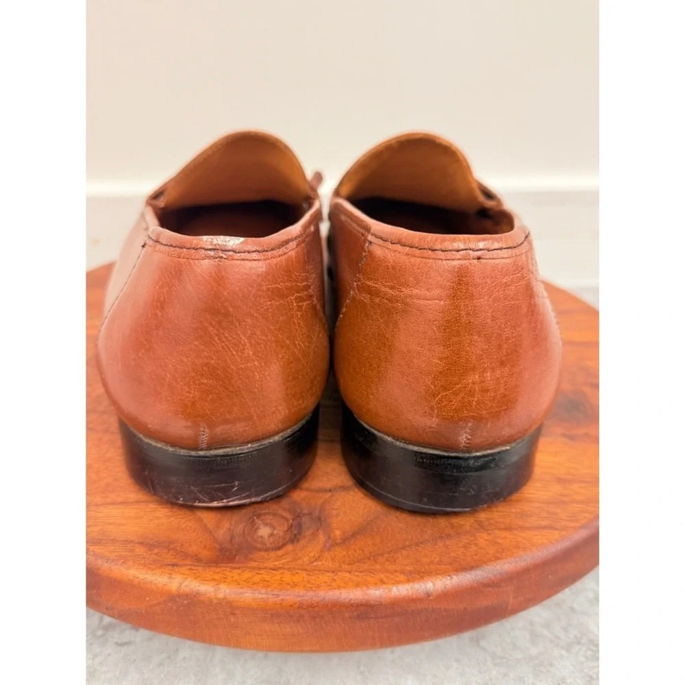 Nunn Bush Tan Leather Tassel Loafers