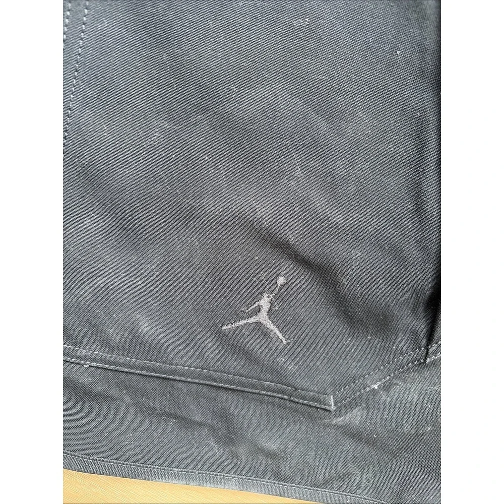 Jordan Brand Mens Utility Vest‎ Black Mesh Full Zip HF9327-010 Size Medium