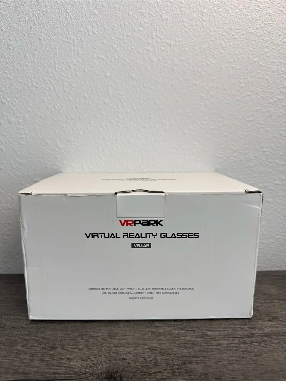 White and Black VR Headset with Adjustable Head Strap virtual reality