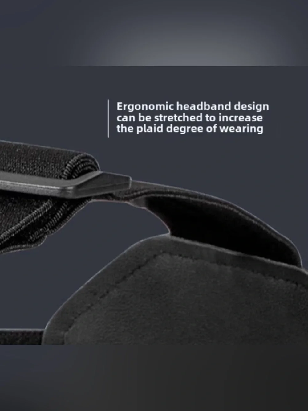 White and Black VR Headset with Adjustable Head Strap virtual reality