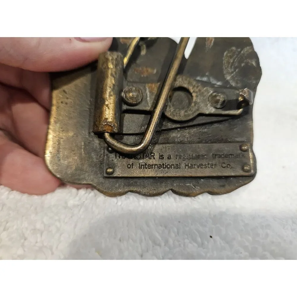 VINTAGE 1970s **TRANSTAR‎ EAGLE** TRUCKING COMPANY BELT BUCKLE