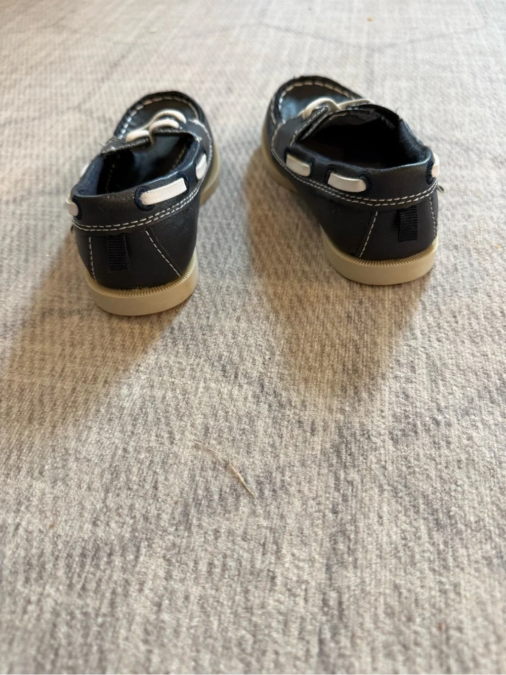Carter’s Navy and White Kids Boat Shoes 8