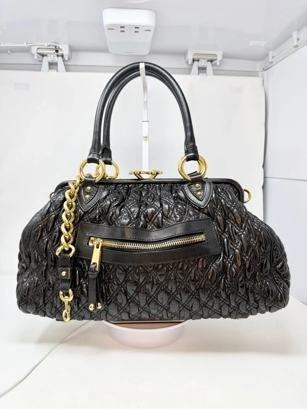 Marc Jacobs Quilted Black Stam Bag Fall 2007 Collection