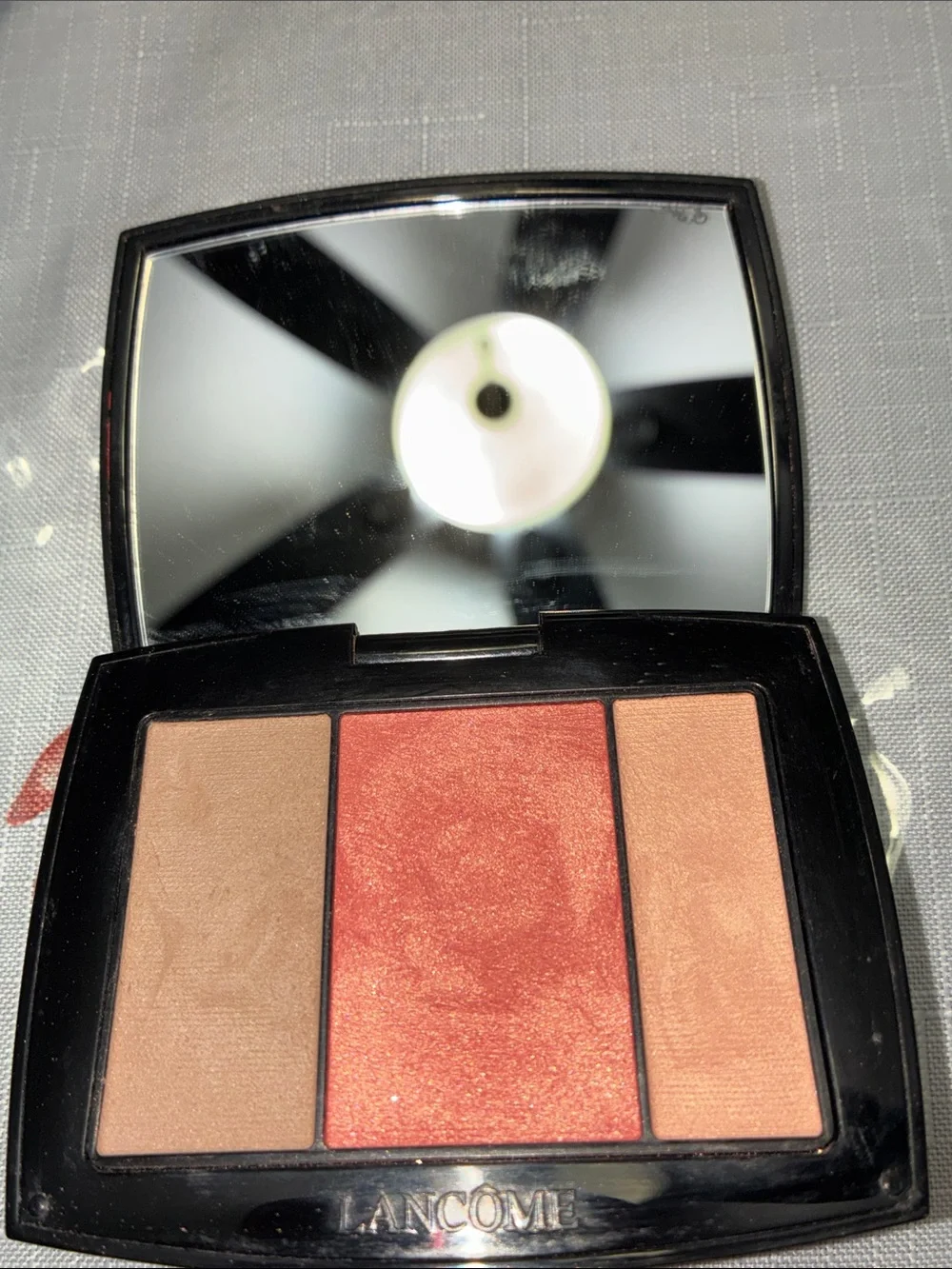 VINTAGE LANCÔME BLUSH SUBTIL PALETTE TRIO NECTOR LACE in Peach and Coral Shades