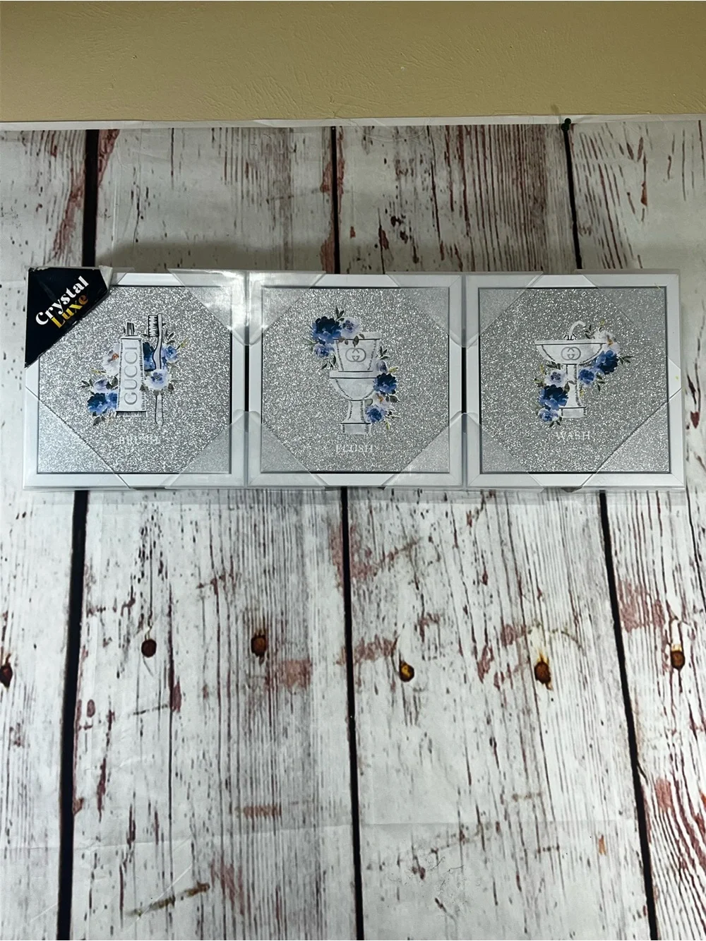 Crystal Luxe three 8x8