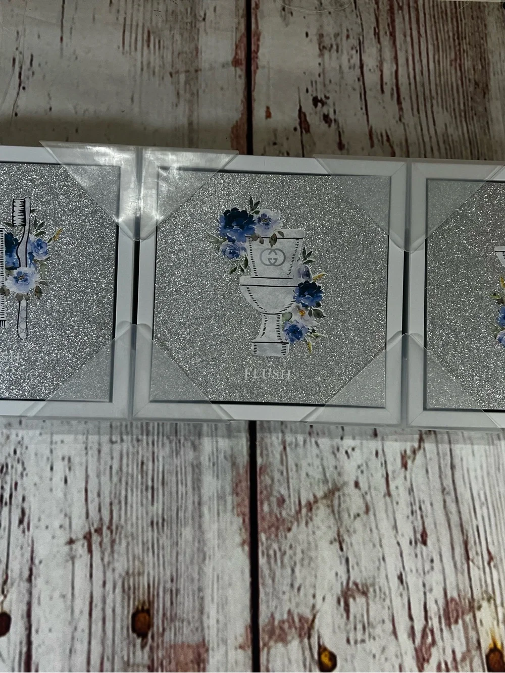 Crystal Luxe three 8x8