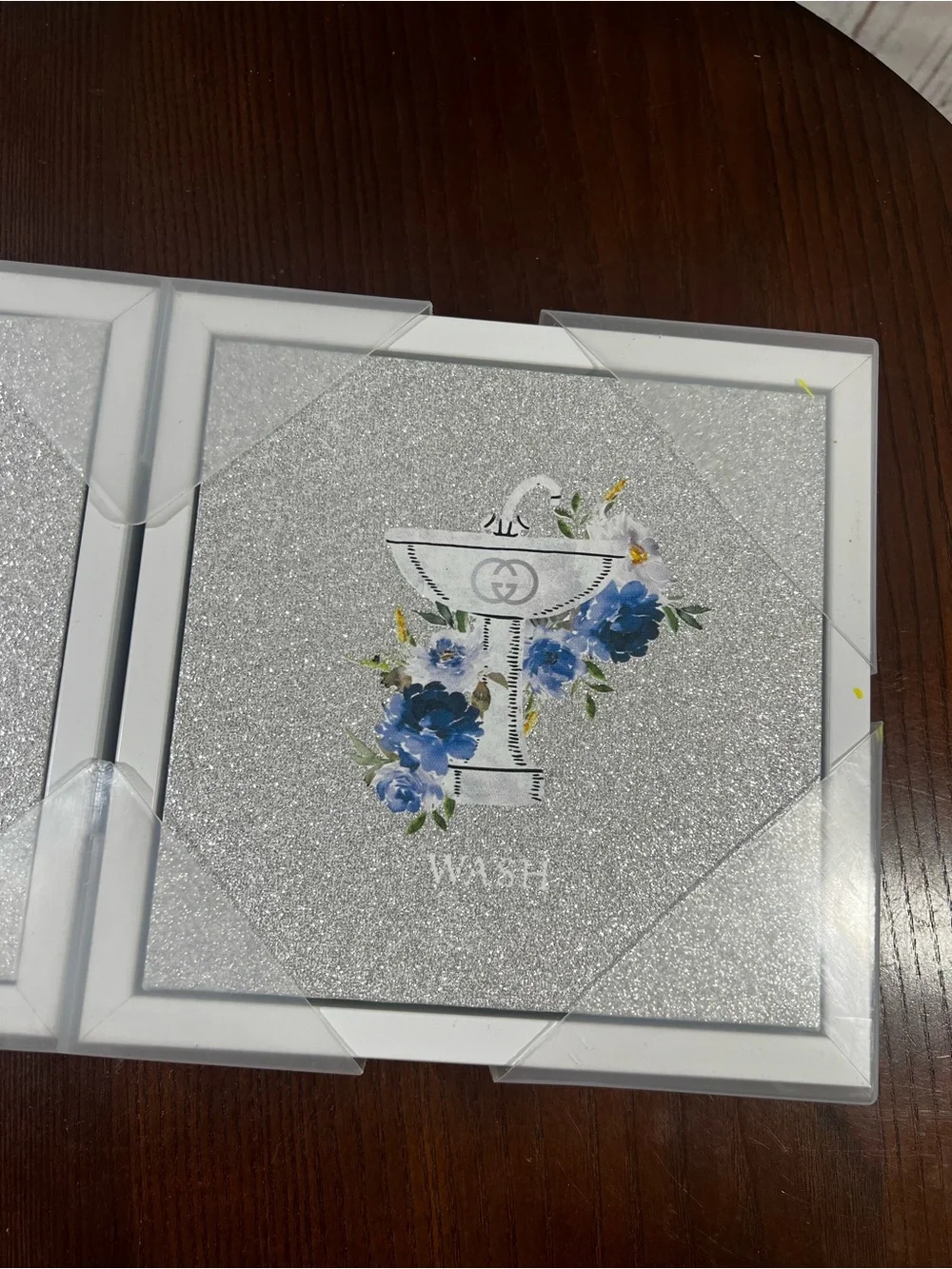 Crystal Luxe three 8x8