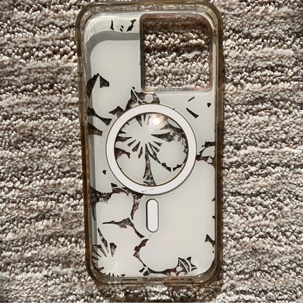Rifle Paper Co Clear Garden‎ Party Blush Case for Apple iPhone 14 PRO MAX (6.7