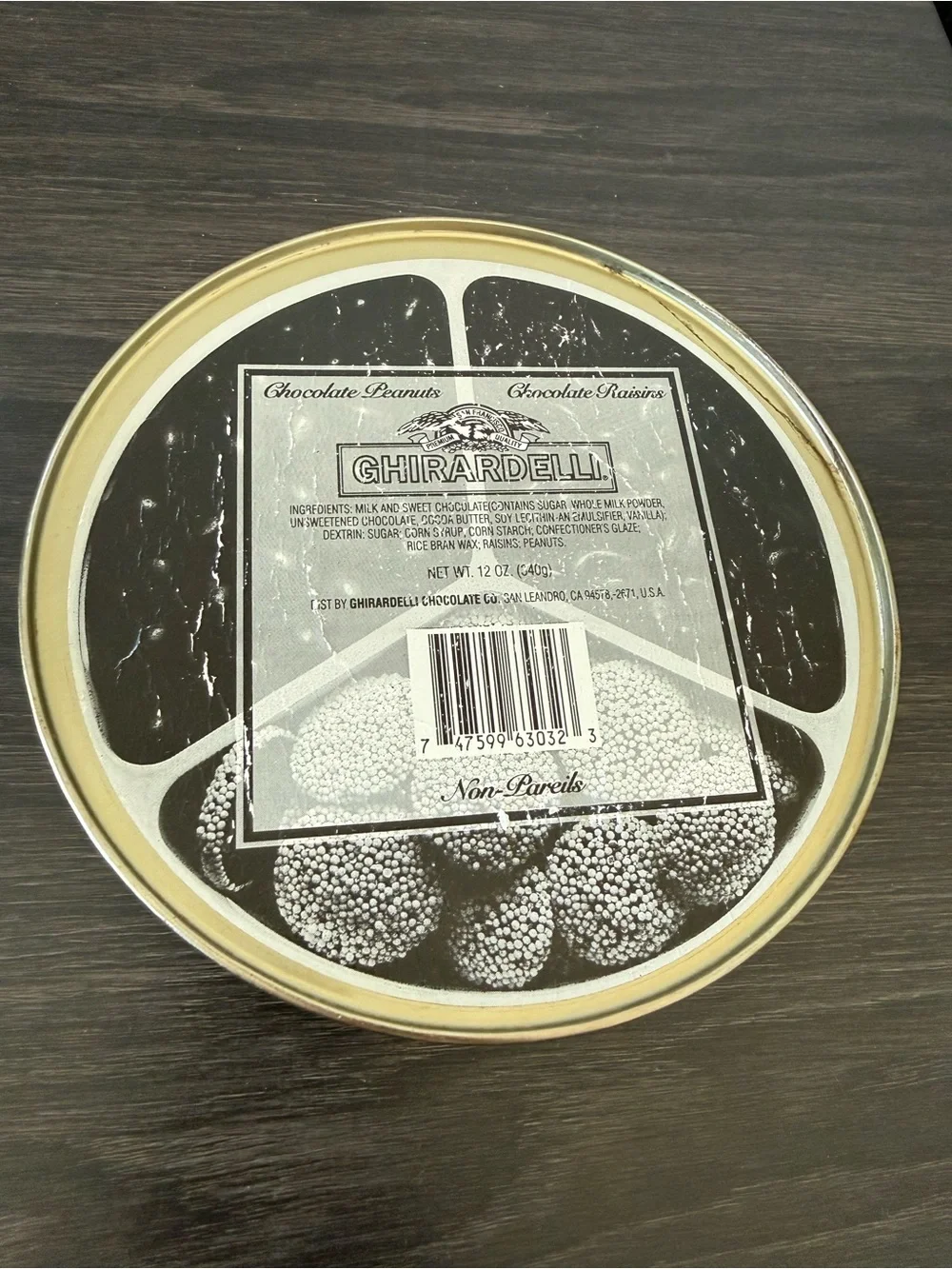 Ghirardelli wear rust