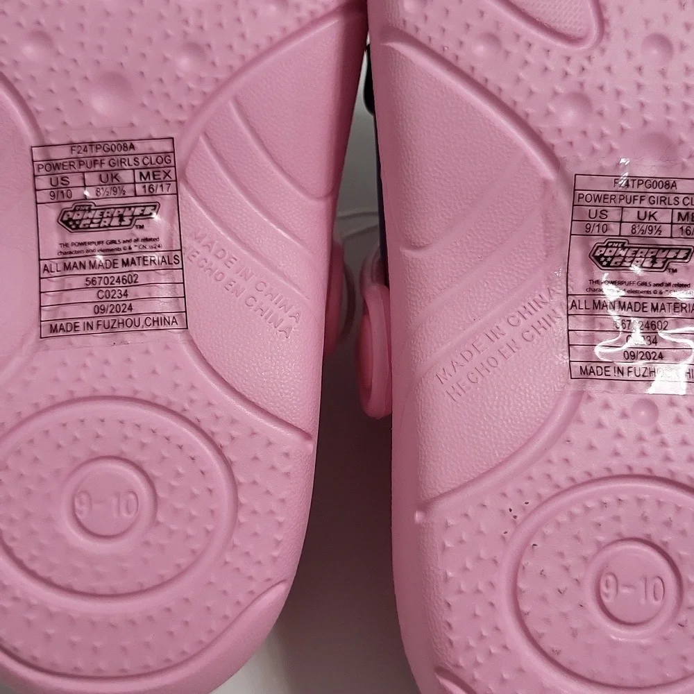 Powerpuff Girls Pink Kids Clogs