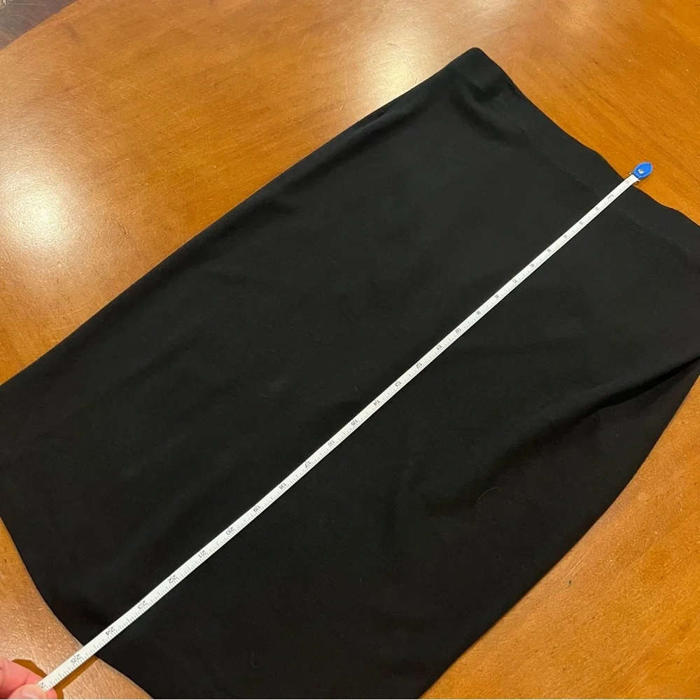 VINCE Women’s Viscose Blend Pencil Skirt Black Large Knee-Length Office