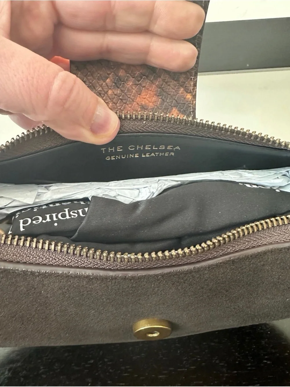 Kurt Geiger Small Chelsea Leather Hobo Bag