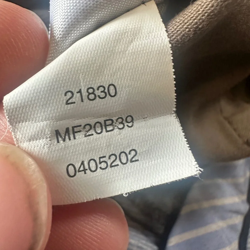Peter Millar doubled please mildew