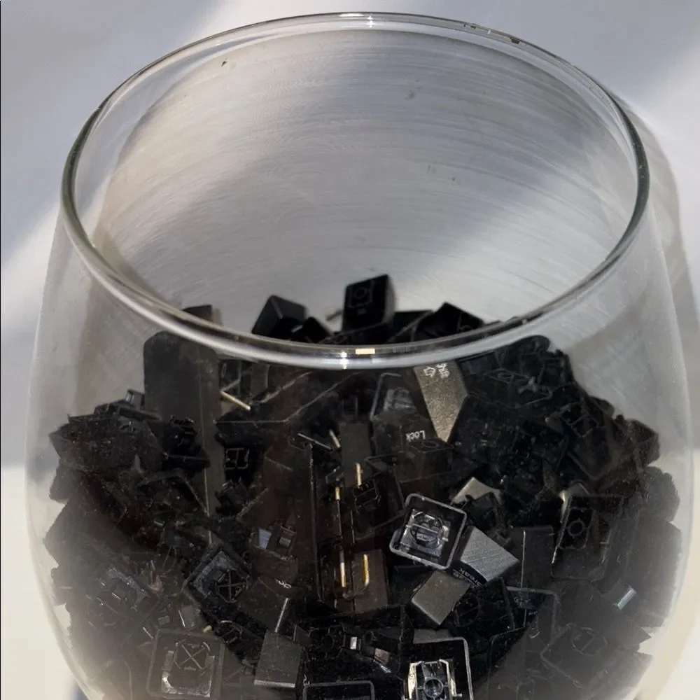 Dell Black Keyboard Keycaps
