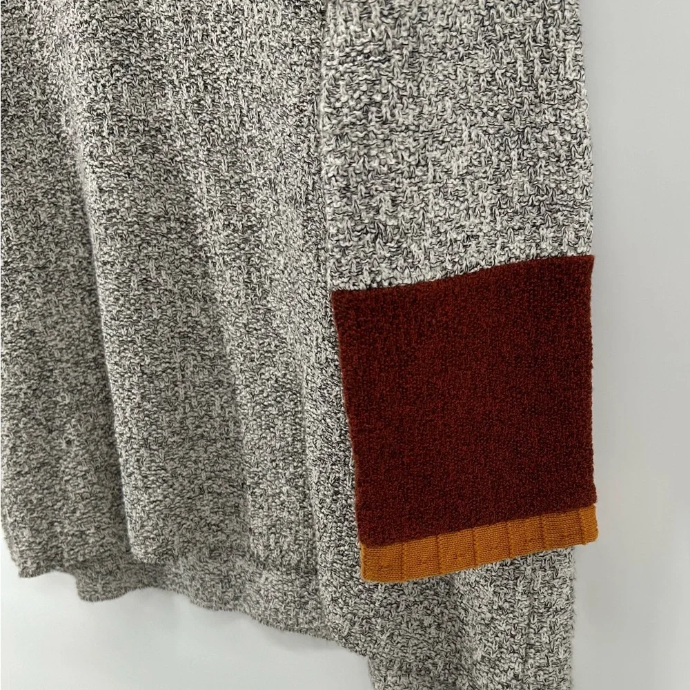 Margaret Winters Multicolor Cowl Neck Tunic Sweater Lagenlook Boho Oversized M