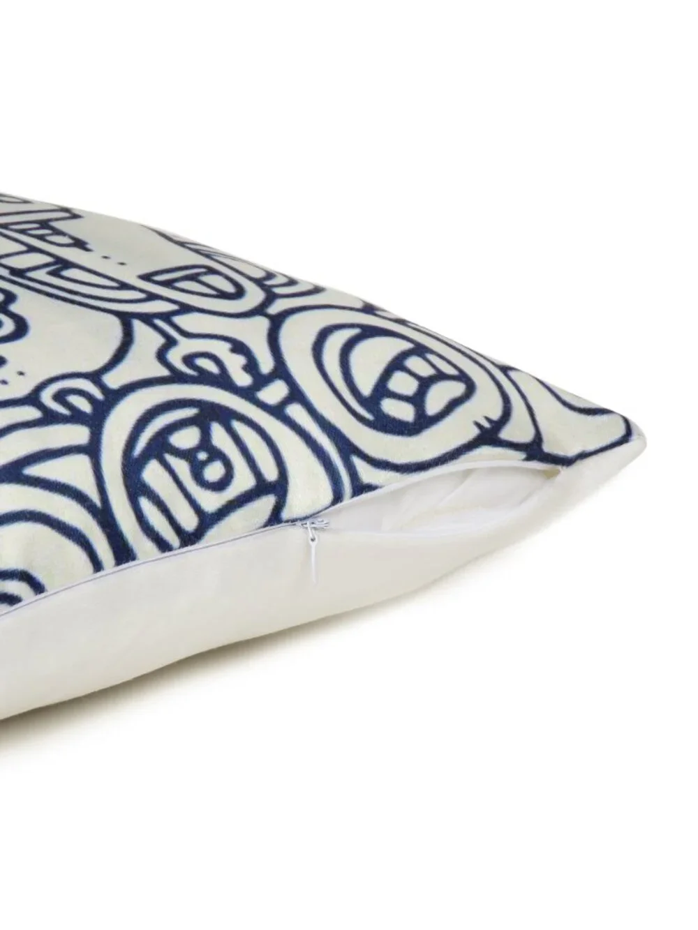 Oussum Home Decor Pillow Cover Doodle City Printed Cotton Cushion Cover Set of 2