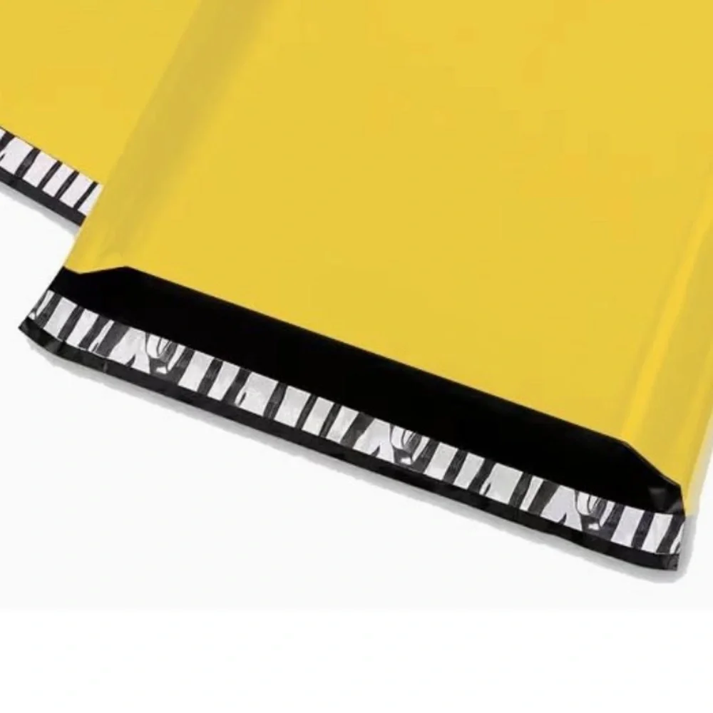 100pcs Shipping Package 50-Yellow Poly Mailers 50-Thank You Stickers ⭐️🆕⭐️
