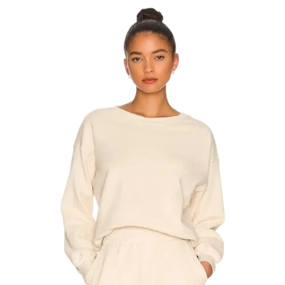 Revolve WellBeing + BeingWell Goldie Sweatshirt in Bone White Size Medium