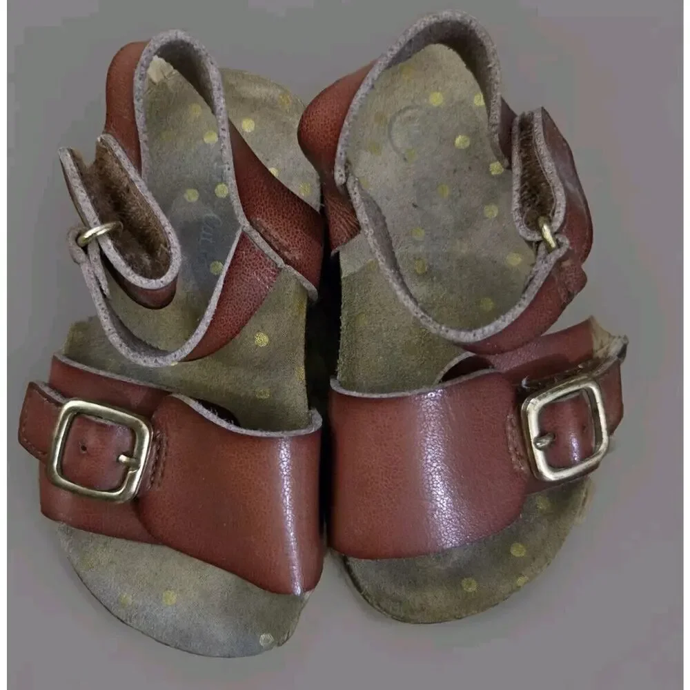 Nice‎ Brown Cat & Jack Sandals Summer Target Size 5c Great for Walking Beach