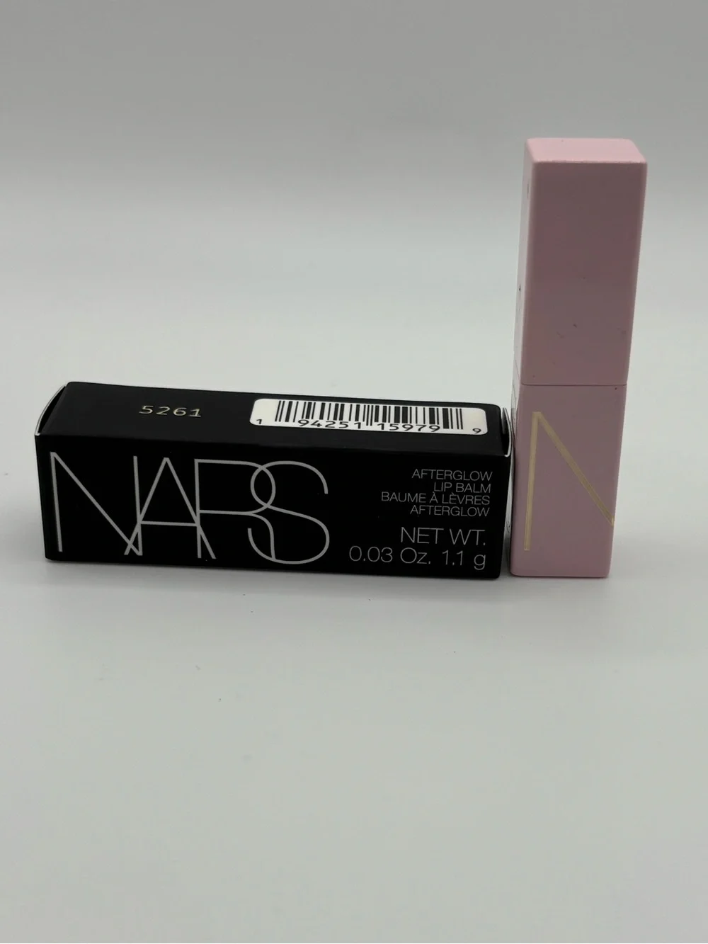 NARS Afterglow Lip Balm Orgasm 777 Mini 0.03 oz New Pink Hydrating Glow