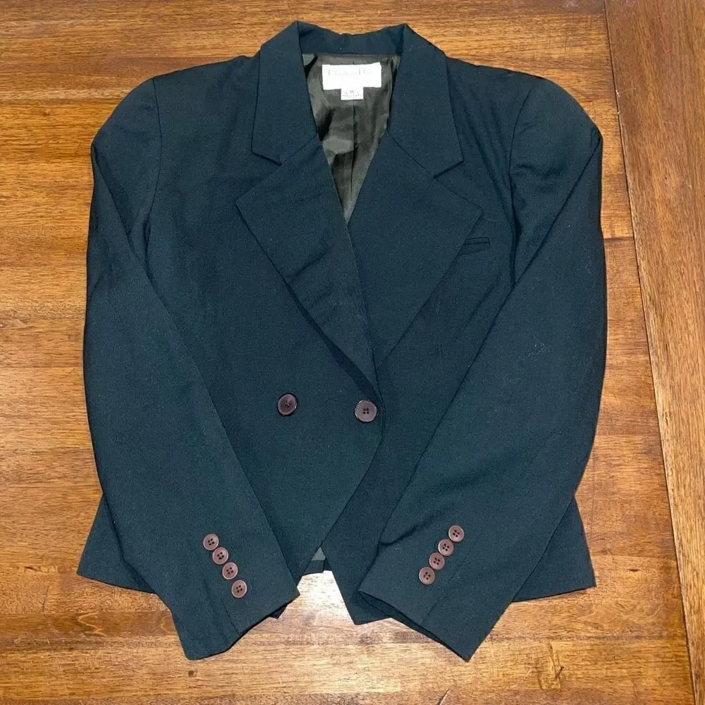 Vintage Christian Dior Wool Blazer